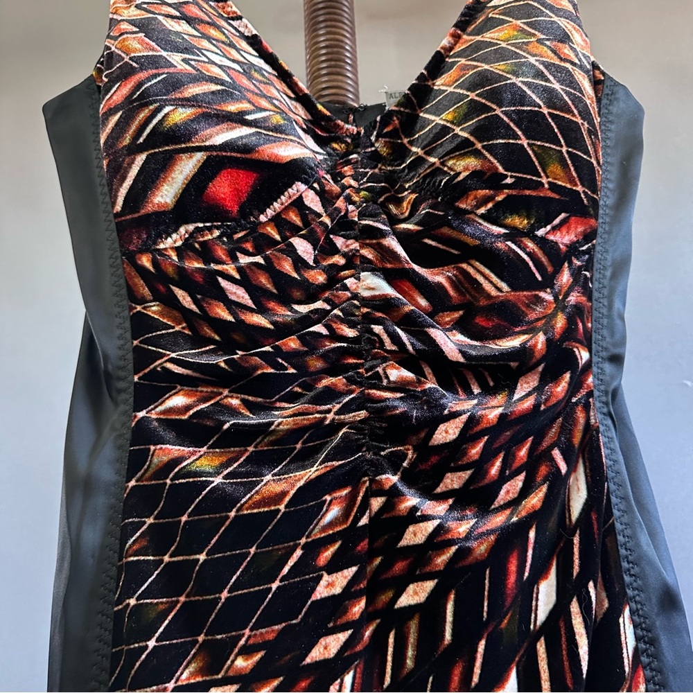Alberto Malakli Velvet Bodycon Dress - Picture 3 of 9